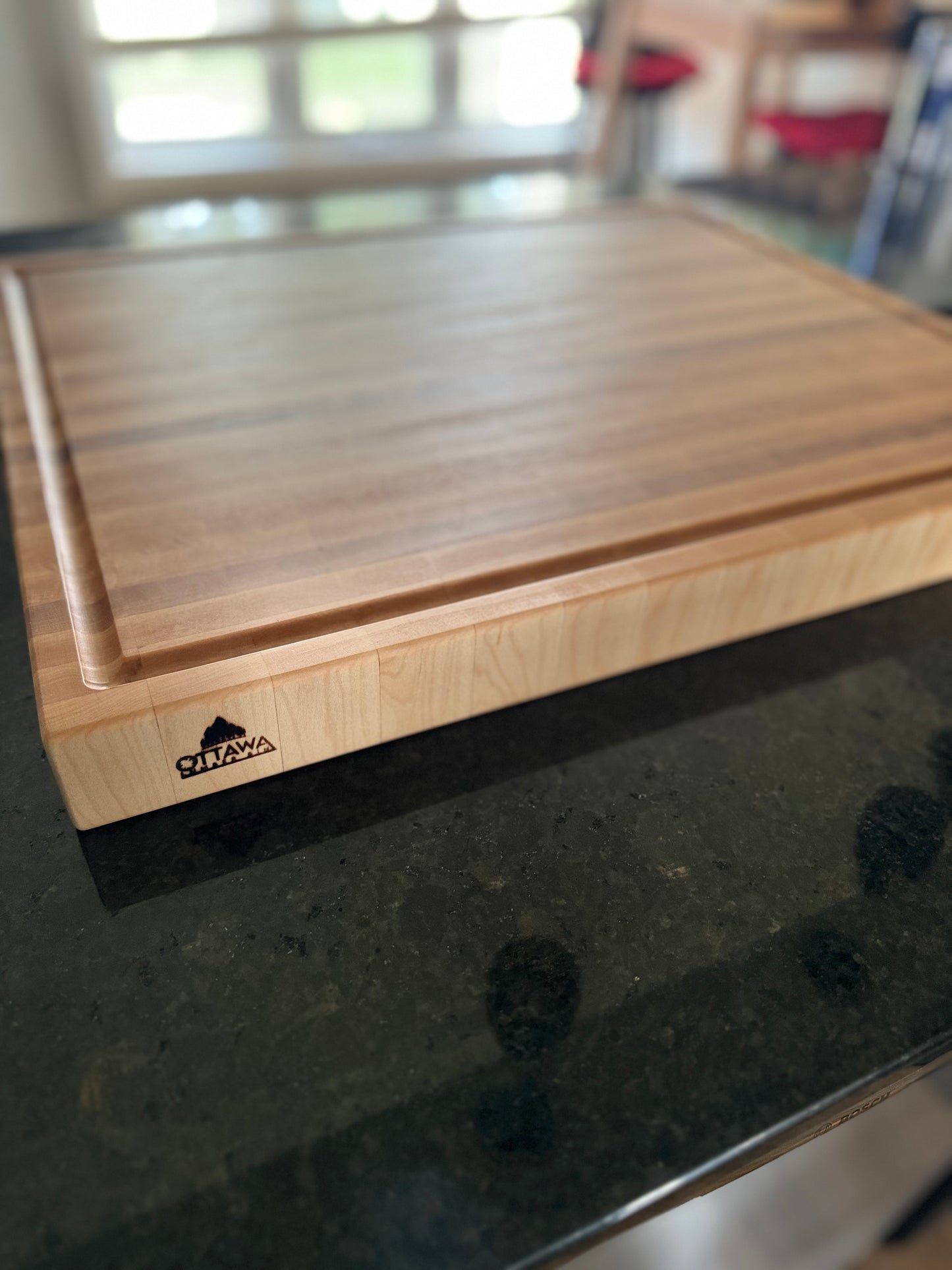 XXL Maple butcher block end grain cutting board