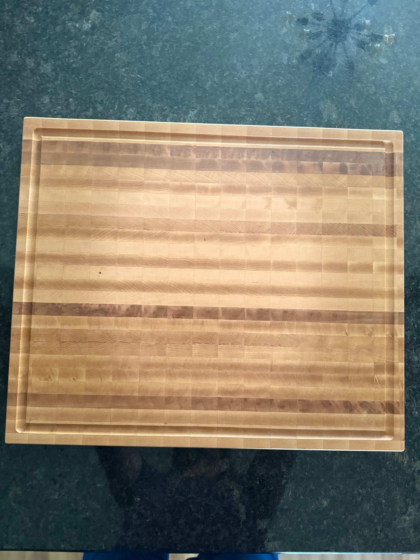 XXL Maple butcher block end grain cutting board