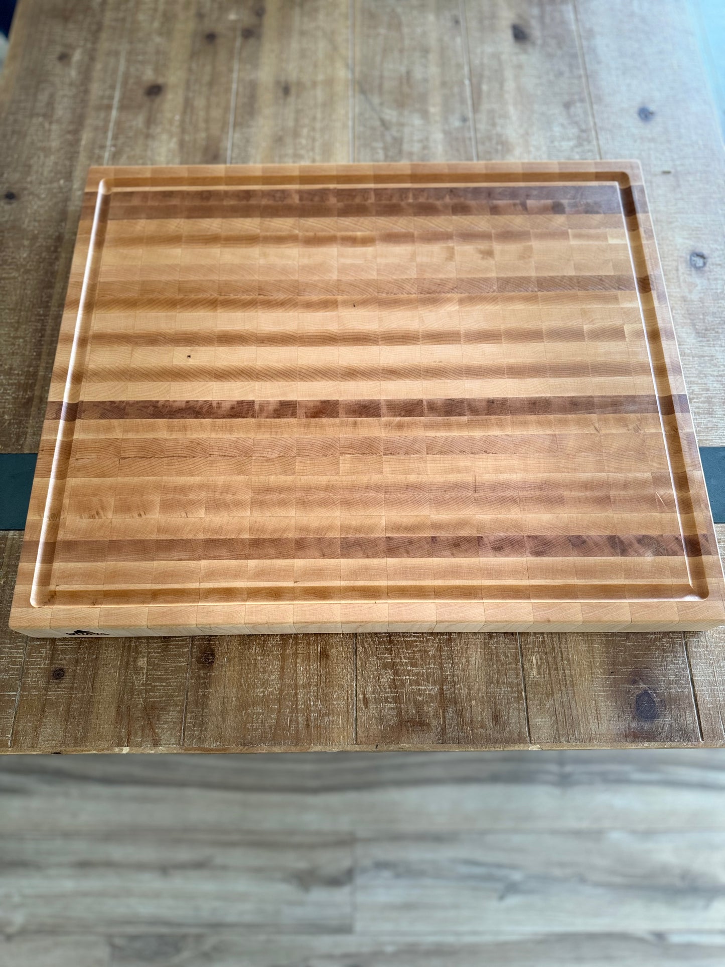 XXL Maple butcher block end grain cutting board