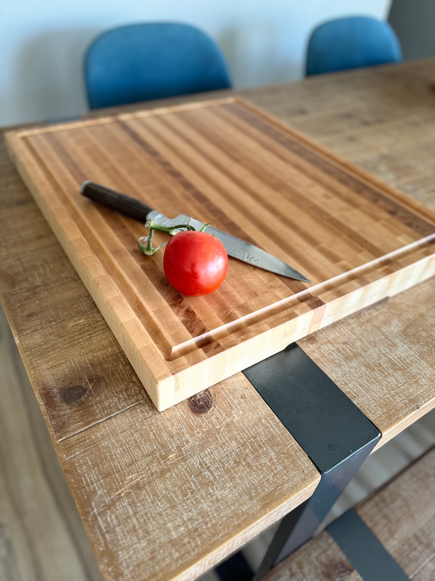 XXL Maple butcher block end grain cutting board